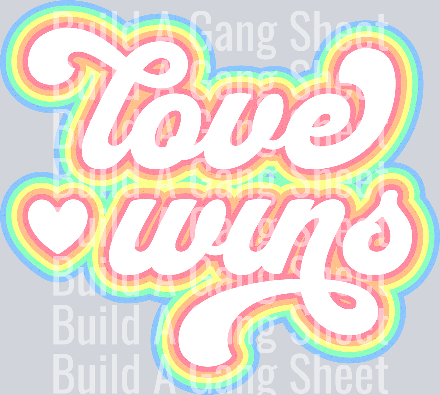 Love Wins - Pastel