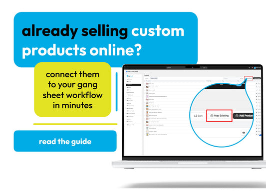 Image to Sheet Product Mapping