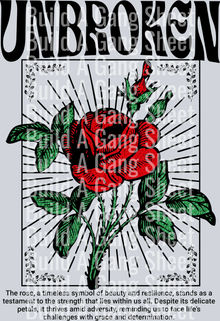 Streetwear Y2k Rose T-shirt design