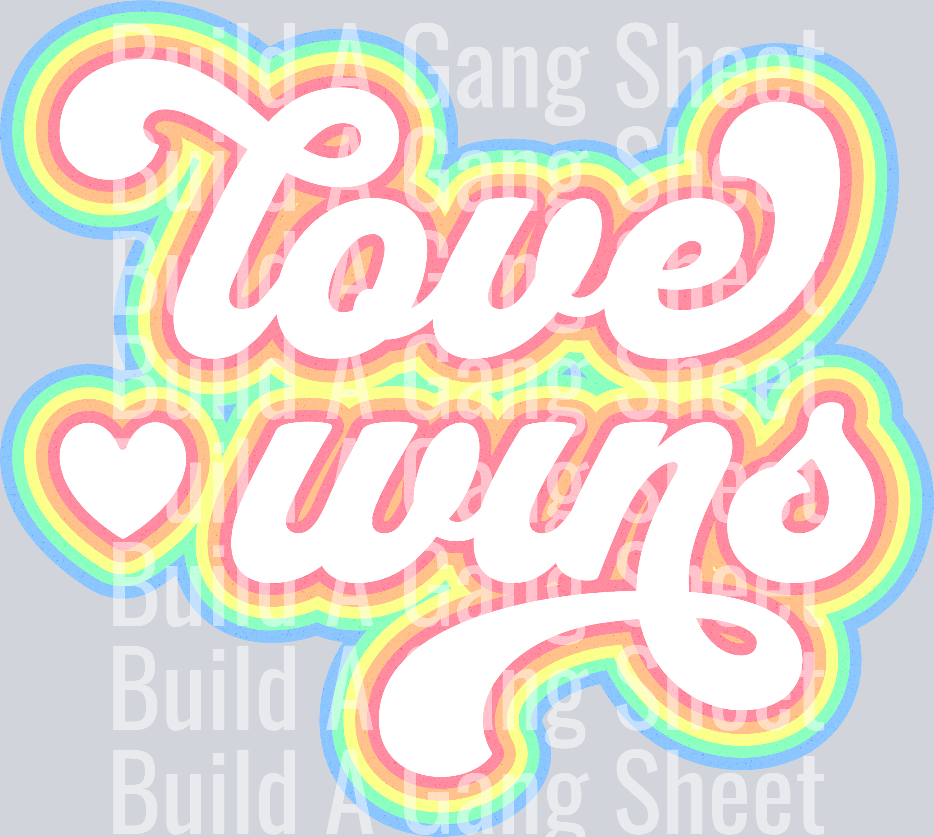 Love Wins - Pastel
