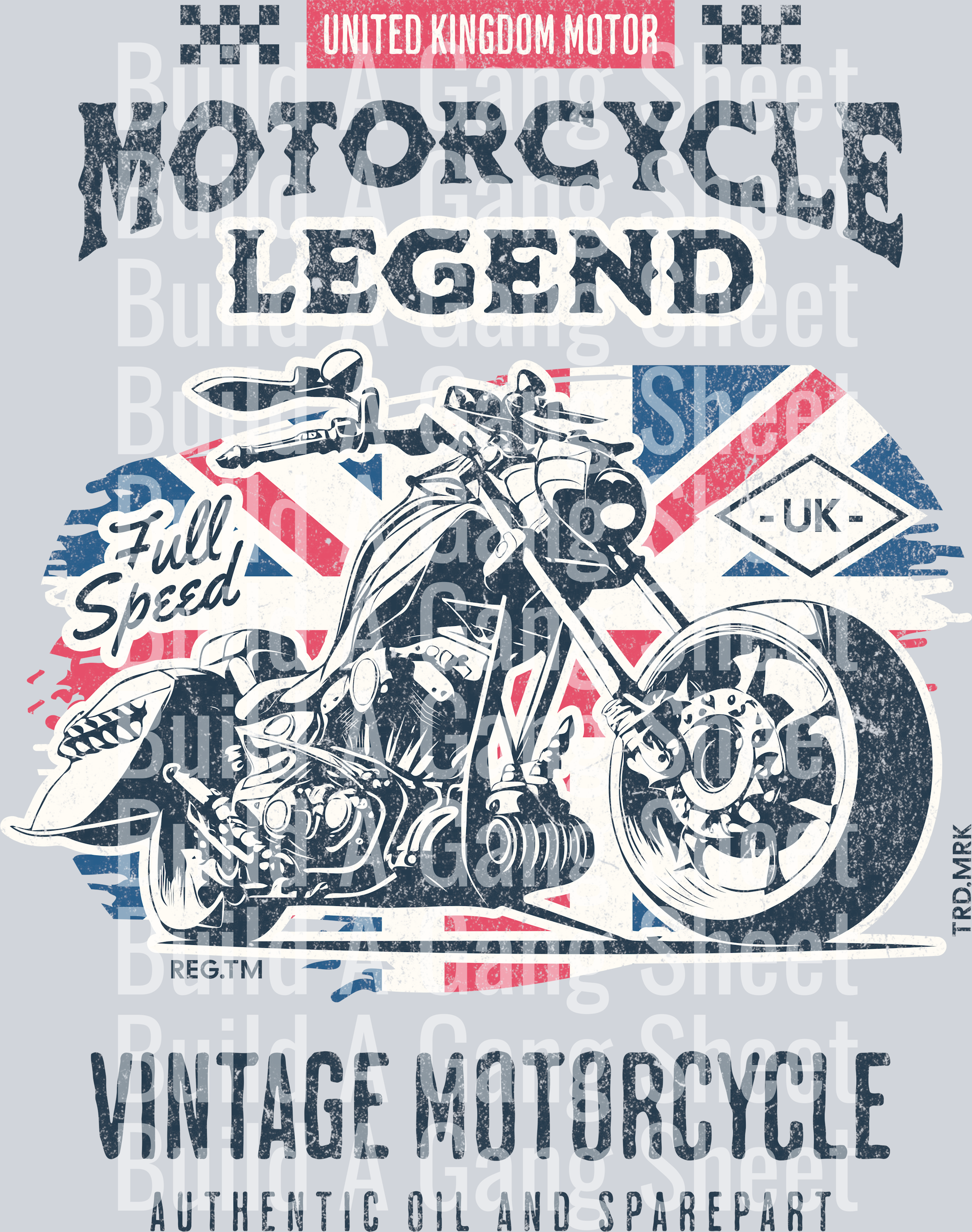 Motorcycle Legend Vintage Retro