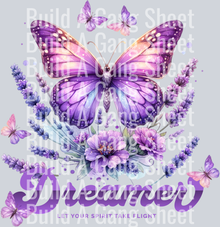 Elegant Purple Butterfly Lavender Dreamer
