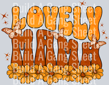 Lovely Mama Mother_s Day T-shirt Design Template