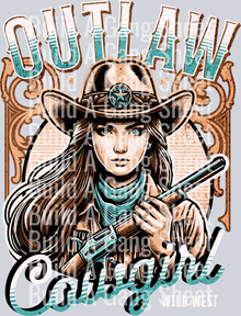 Outlaw Cowgirl Wild West