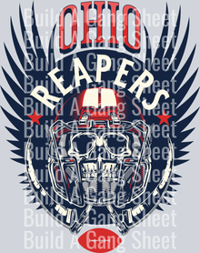 Ohio Reapers - Football Skull