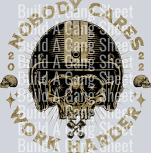 NOBODY CARES SKULL HEAD